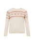 Vero Moda Curve Pulover 'FIFI FAIRISLE' bež / karamel / roza - Pepit.si