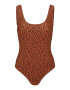 VERO MODA Swimsuit 'Madison' temno rjava / črna - Pepit.si