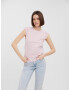 VERO MODA Top pastelno roza - Pepit.si