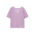 VIOLETA by Mango Bluse 'bobby' lila - Pepit.si