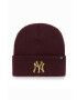 47brand Kapa Mlb New York Yankees bordo barva - Pepit.si