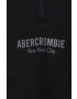 Abercrombie & Fitch Bluza črna barva - Pepit.si