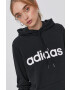 adidas Bluza ženska črna barva - Pepit.si