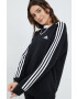 adidas Bluza ženska črna barva - Pepit.si