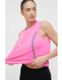 adidas by Stella McCartney Top za tek TruePace roza barva - Pepit.si