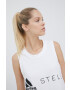 adidas by Stella McCartney Top za vadbo bela barva - Pepit.si