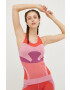 adidas by Stella McCartney Top za vadbo roza barva - Pepit.si