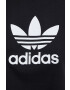 adidas Originals Bombažna kratka majica črna barva - Pepit.si