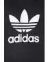 adidas Originals Bombažna kratka majica črna barva - Pepit.si