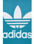 adidas Originals Bombažna kratka majica turkizna barva - Pepit.si