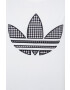 adidas Originals Bombažna kratka majica Trefoil Moments bela barva - Pepit.si