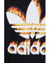 adidas Originals Bombažna majica z dolgimi rokavi črna barva - Pepit.si