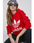 adidas Originals Bombažna mikica Adicolor ženska - Pepit.si