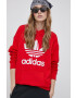 adidas Originals Bombažna mikica Adicolor ženska - Pepit.si