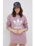 adidas Originals Bombažna mikica Adicolor ženska - Pepit.si