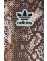 adidas Originals Majica z dolgimi rokavi ženski rjava barva - Pepit.si