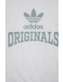 adidas Originals Otroška bombažna kratka majica bela barva - Pepit.si