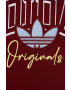 adidas Originals Otroški pulover bordo barva - Pepit.si