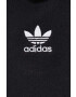 adidas Originals Pulover ženska črna barva s kapuco - Pepit.si