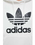 adidas Originals Pulover ženska črna barva s kapuco - Pepit.si