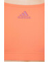 adidas Performance Dvodelne kopalke 3-Stripes Sporty oranžna barva - Pepit.si