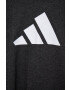 adidas Performance Otroški bombažen t-shirt siva barva - Pepit.si