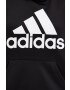 adidas Performance Pulover za vadbo Big Logo ženski črna barva s kapuco - Pepit.si