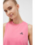 adidas Performance Top za tek Run Icons roza barva - Pepit.si