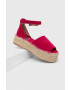 Answear Lab Espadrile roza barva - Pepit.si