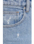 Answear Lab Jeans kratke hlače X limited collection SISTERHOOD ženski - Pepit.si