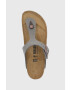 Birkenstock Japonke Gizeh ženske zelena barva 1025457 - Pepit.si