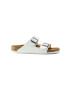 Birkenstock Natikači Arizona ženski bela barva 552683 - Pepit.si