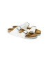 Birkenstock Natikači Arizona ženski bela barva 552683 - Pepit.si