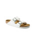 Birkenstock Natikači Arizona moški bela barva 552681 - Pepit.si