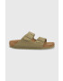 Birkenstock Natikači Arizona Rivet Logo ženski zelena barva 1024065 - Pepit.si