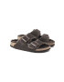 Birkenstock Natikači iz semiša Arizona ženski rjava barva 1020528 - Pepit.si