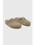 Birkenstock Natikači iz semiša Boston moški bež barva 1019108 - Pepit.si