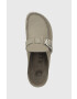 Birkenstock Natikači iz semiša Buckley ženski siva barva 1023649 - Pepit.si