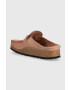 Birkenstock Natikači iz semiša BUCKLEY ženski roza barva 1024089 - Pepit.si