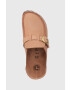 Birkenstock Natikači iz semiša BUCKLEY ženski roza barva 1024089 - Pepit.si