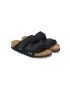 Birkenstock Natikači iz semiša Uji ženski črna barva 1024832 - Pepit.si