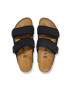 Birkenstock Natikači iz semiša Uji ženski črna barva 1024832 - Pepit.si