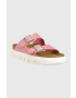 Birkenstock Natikači iz semiša X PAPILLIO Arizona Chunky - Pepit.si