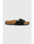 Birkenstock Natikači Madrid ženski črna barva 1026125 - Pepit.si