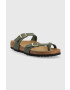 Birkenstock Natikači Mayari ženski zelena barva 1025558 - Pepit.si