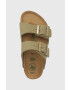 Birkenstock Otroški natikači Arizona zelena barva - Pepit.si