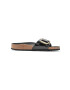 Birkenstock Usnjeni natikači Madrid ženski črna barva 1022541 - Pepit.si