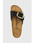 Birkenstock Usnjeni natikači Madrid Big Buckle - Pepit.si