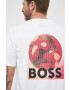 Boss Orange Dvostranski bombažen t-shirt BOSS - Pepit.si