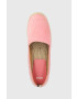 Boss Espadrile iz semiša Madeira roza barva 50493089 - Pepit.si